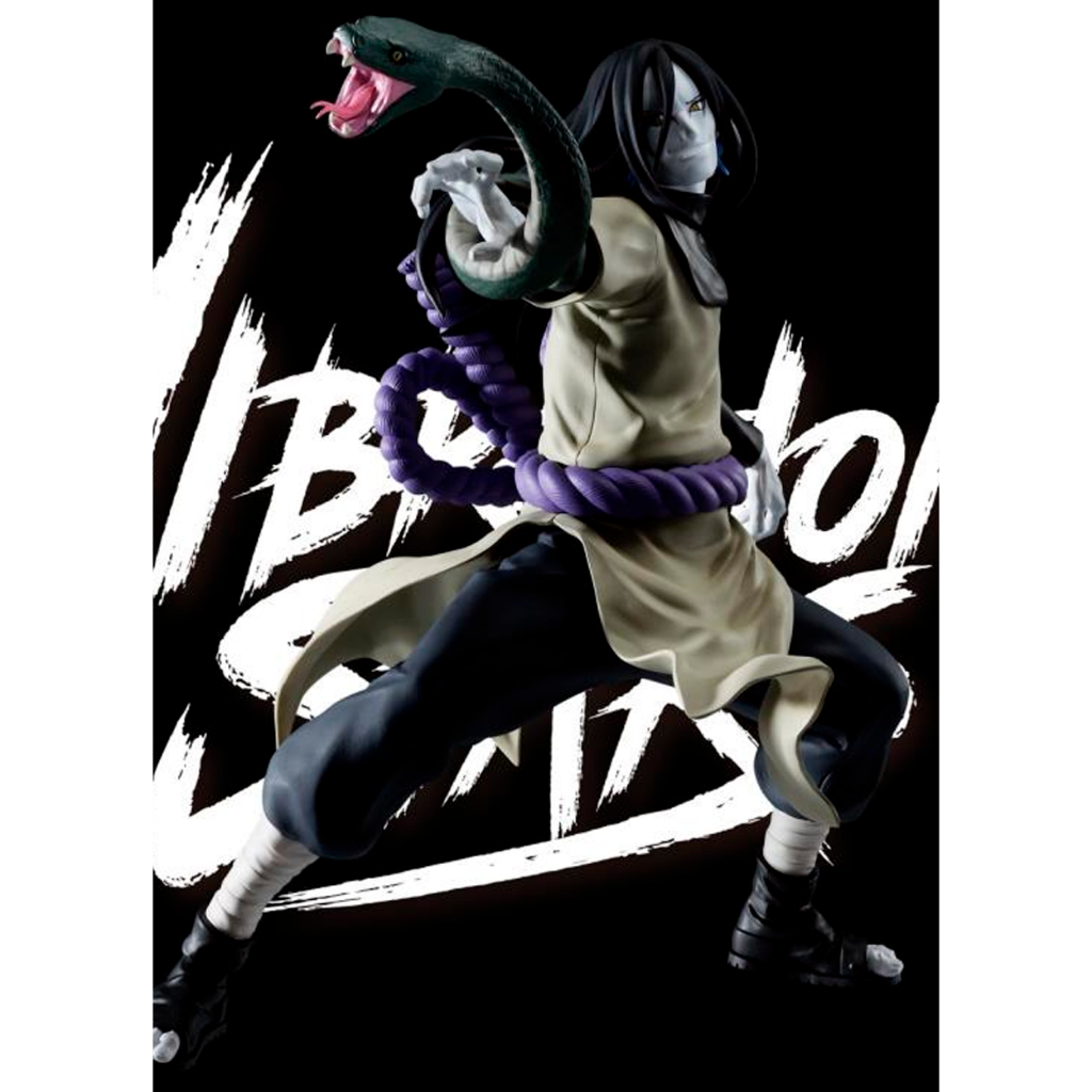 OROCHIMARU - VIBRATION STARS - BANPRESTO - BANDAI SPIRTIS - NARUTO SHIPPUDEN - Action figure ORIGINAL - Boneco coleção