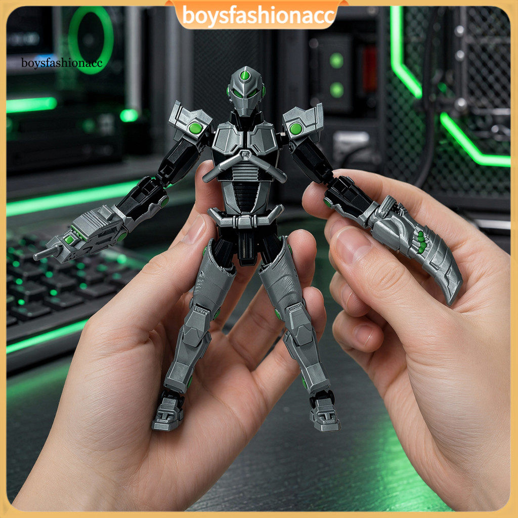 3d Printed Posable Action Figure Diy Model – Multi-jointed Movable Cartoon Collectible Decoration Gift for Animation F