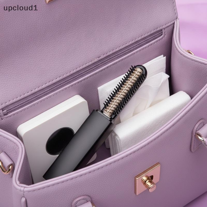 [upcloud1] Portátil Mini Cordless Bang Volumizer Cerâmica Lipsti Straightb Poet Curler Para Cabelos Curtos Styling Bouti