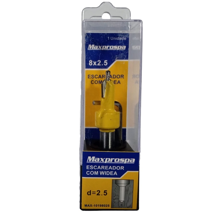 ESCAREADOR COM WIDEA 8MM E Broca de 2.5mm Ajustável e Estojo