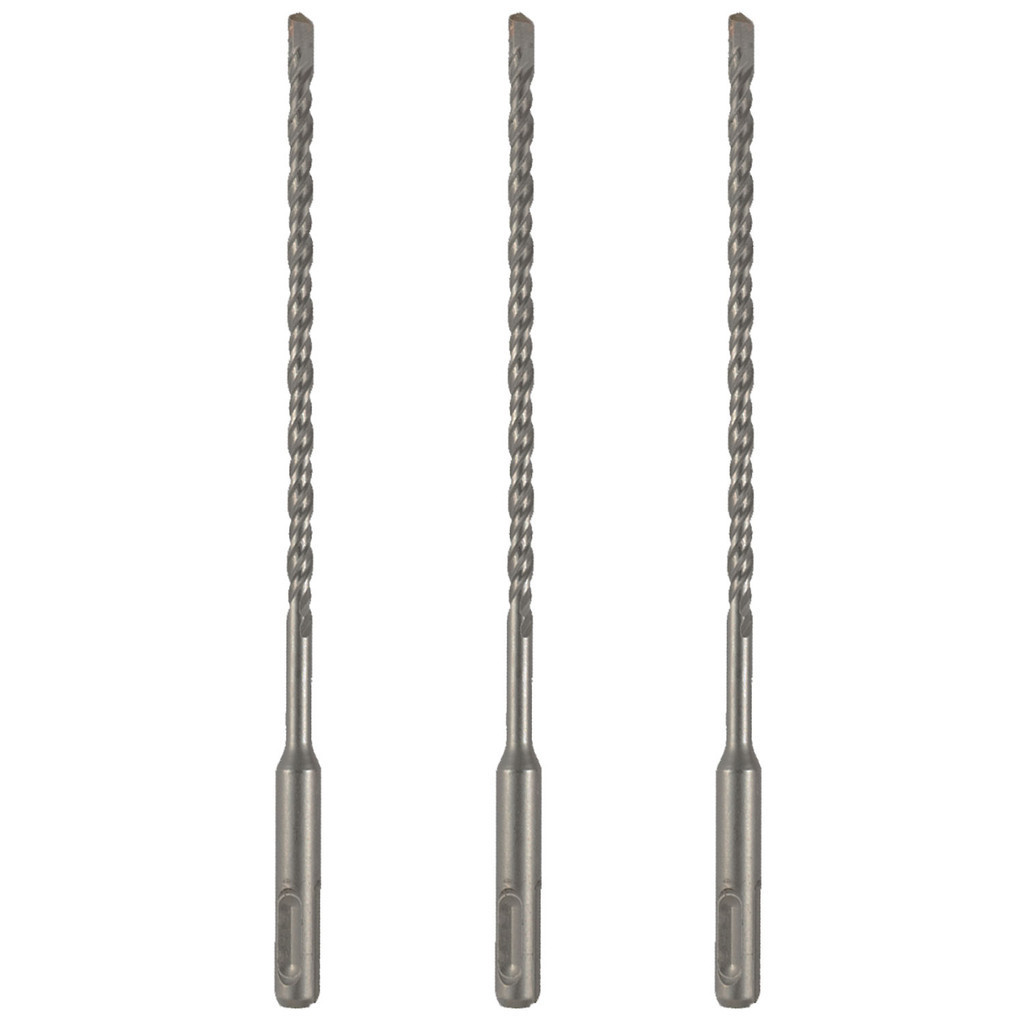 Kit 3 Brocas SDS Plus 8mm x 210mm Metal Duro Widea Martelete