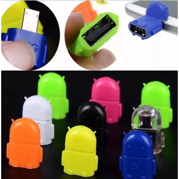 Adaptador Micro Robô OTG Usb V8