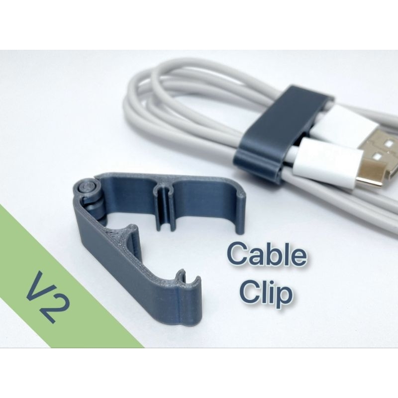 kit 2 Clip organizador de cabos USB, Enrolador de cabos, Mouse Wire, Suporte do fone de ouvido e Carregadores.