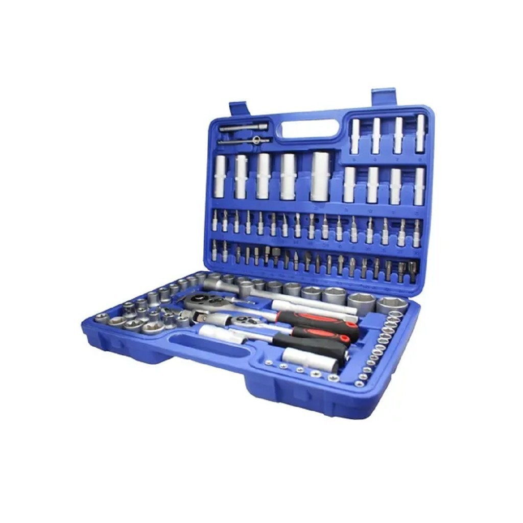 Maleta Kit Jogo De Soquete com Maleta De Ferramentas 108 Pçs