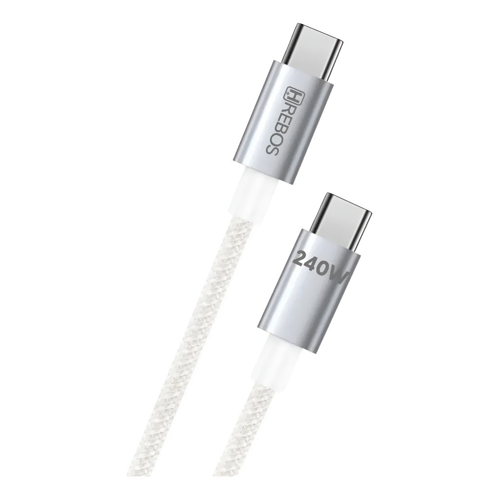 Cabo 240w Turbo Compatível Com iPhone 15 16 17 Pro / Pro Max Branco