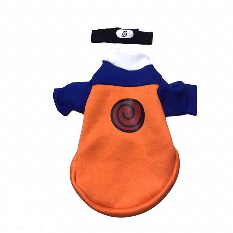 MOLETOM Pet fantasia naruto roupa de cachorro anime kawaii cosplay akatsuki manto minado Sasuke uzumaki hallowen