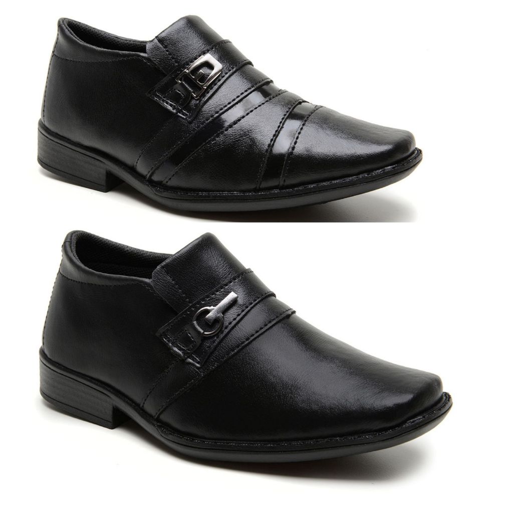 Sapato Social Infantil Masculino Puro Charme e Estilo Mega Conforto