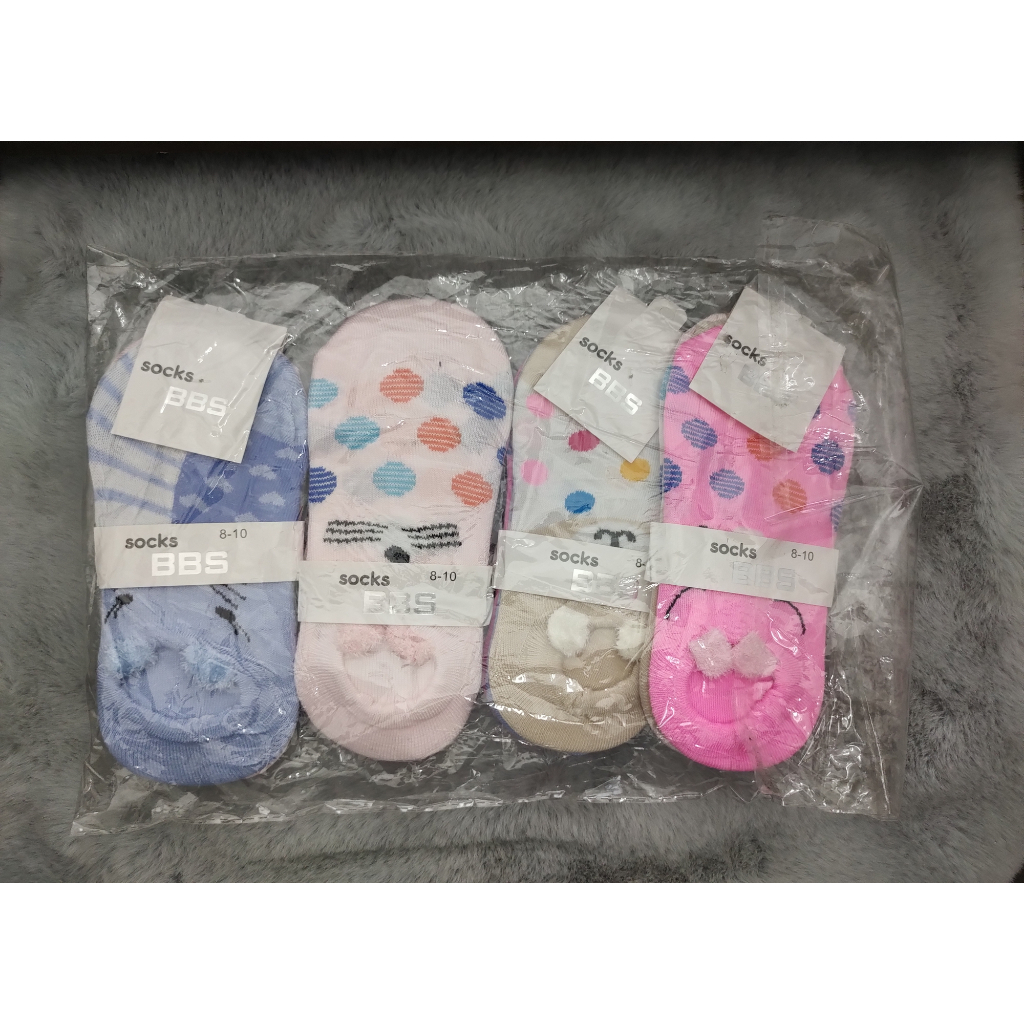 Kit 12 Pares Meias Socket Invisível Feminina Cores Sortidas