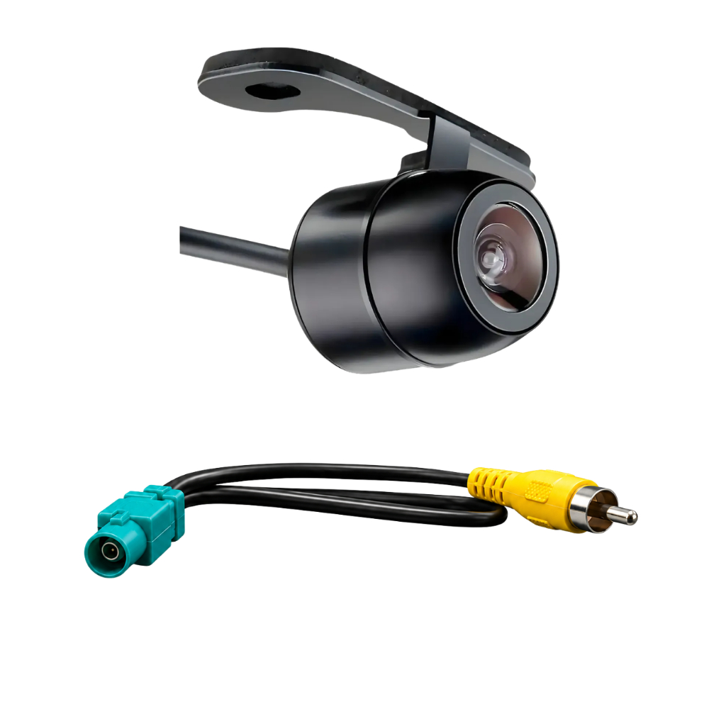 Câmera De Ré H-Tech Cr50 120° Borboleta Com Chicote Ccv10 Volkswagen Para Camera Universal - Conecta Car