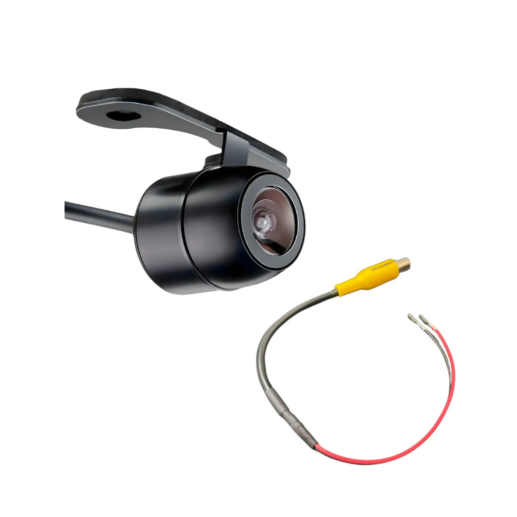 Kit Camera De Ré H-Tech Cr50 120° Borboleta Com Chicote Ccv3 Gm Onix/Hyundai Hb20/Fiat Strada – Conecta Car