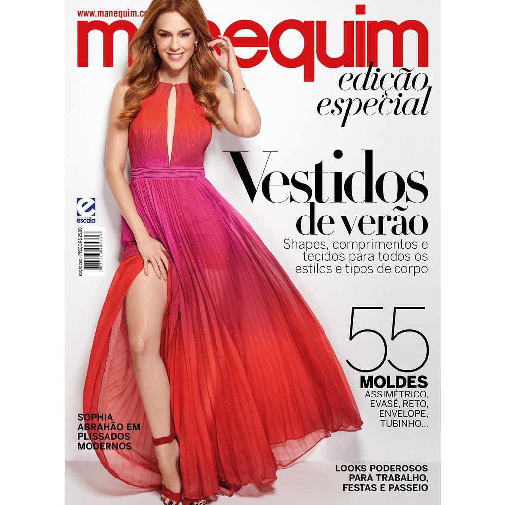 Revista Manequim Edição Especial - Vestidos de Verão, Shapes, Comprimentos e Tecidos Para Todos os Estilos,