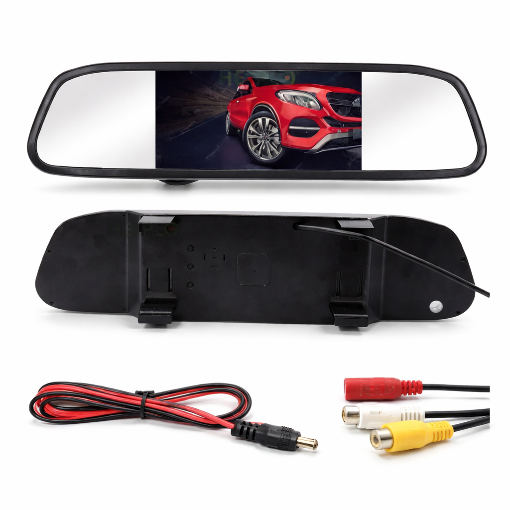Espelho Retrovisor Monitor Tela Lcd 4.3