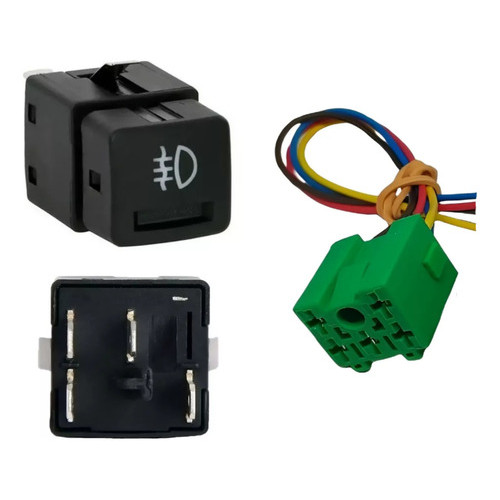 Botão Interruptor Farol Milha Corsa Classic 03/09 + Conector