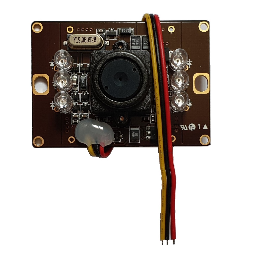 Câmera Segurança Preto e Branco – Placa SBM3653LP – Original Sambo CCD Module