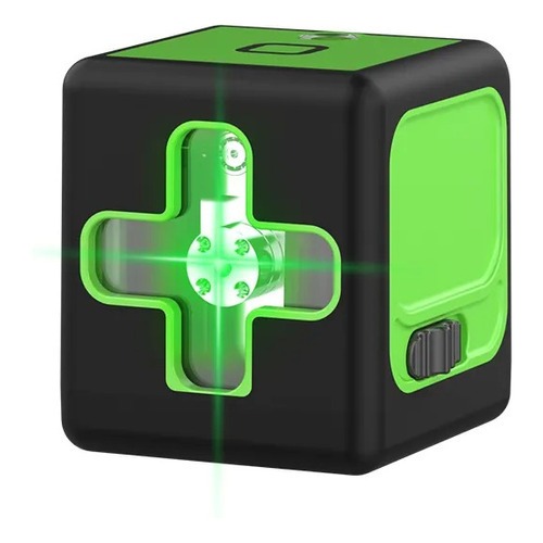 Mini Laser Recarregável 20 Metros Com 2 Linhas de Nivelamento Portátil Pratico e Fácil com Bip Sonoro