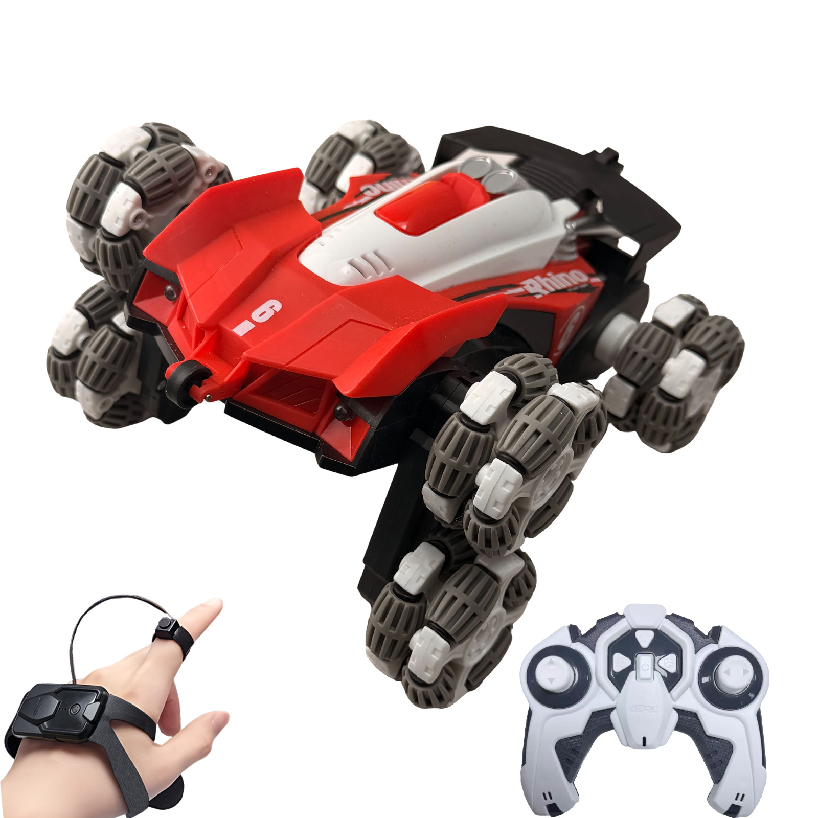 Crianças RC Stunt Car Gesto Manual Sensor Controle 6WD Torção Veículo Offroad Luz Brilhante Musical Rock Crawler Brinque