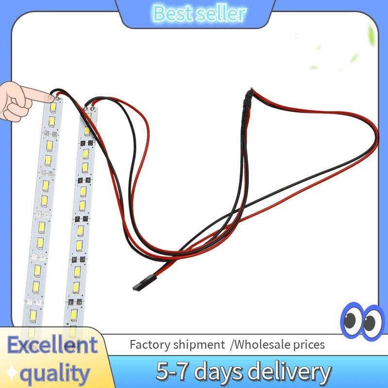 24 Leds Chassis Light Alumínio LED Strip 6V Para 1/10 1/8 RC Car Crawler