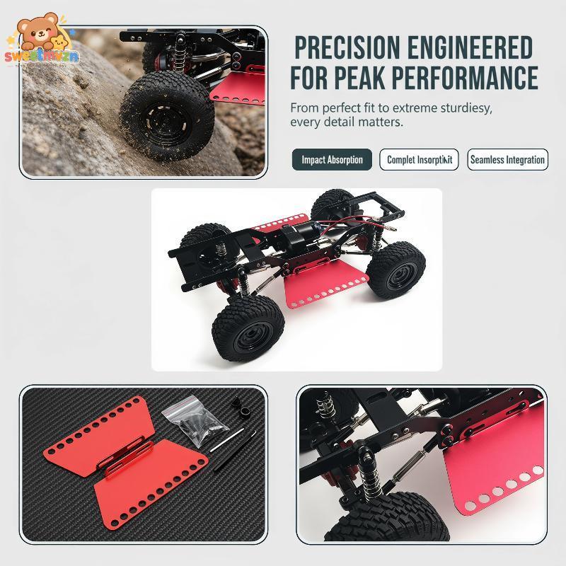 sweetmvzn Pedal Lateral Deslizante De Metal Resistente À Corrosão RC Ro Para MN99S V2 MN98 V2 MN78 1/12 Crawler Car BR