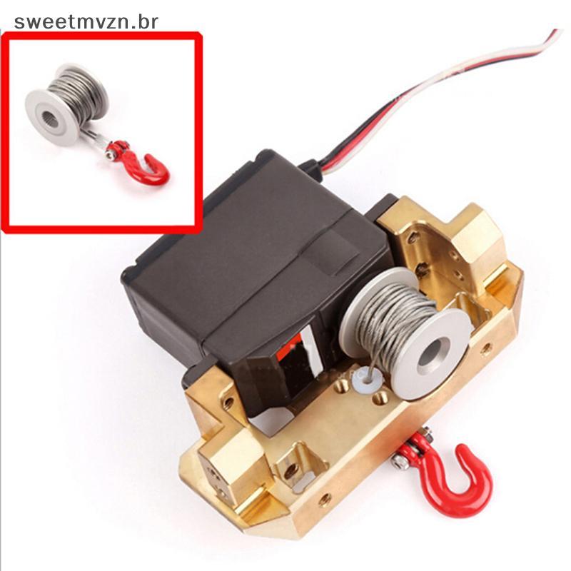 sweetmvzn 25T Engrenagem De Direção Servo Guincho Roda Para 1/10 RC Crawler Car TRX4 Axial Scx10 BR