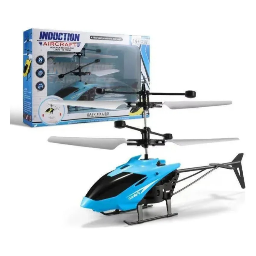 Mini Helicóptero Voador C/ Sensor A Mão Drone Recarregável