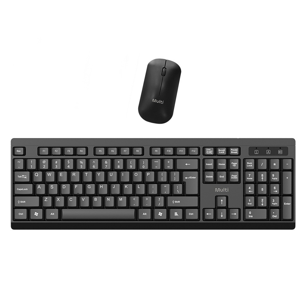 kit teclado e mouse Combo SEM FIO TC670 1200 DPI Multilaser