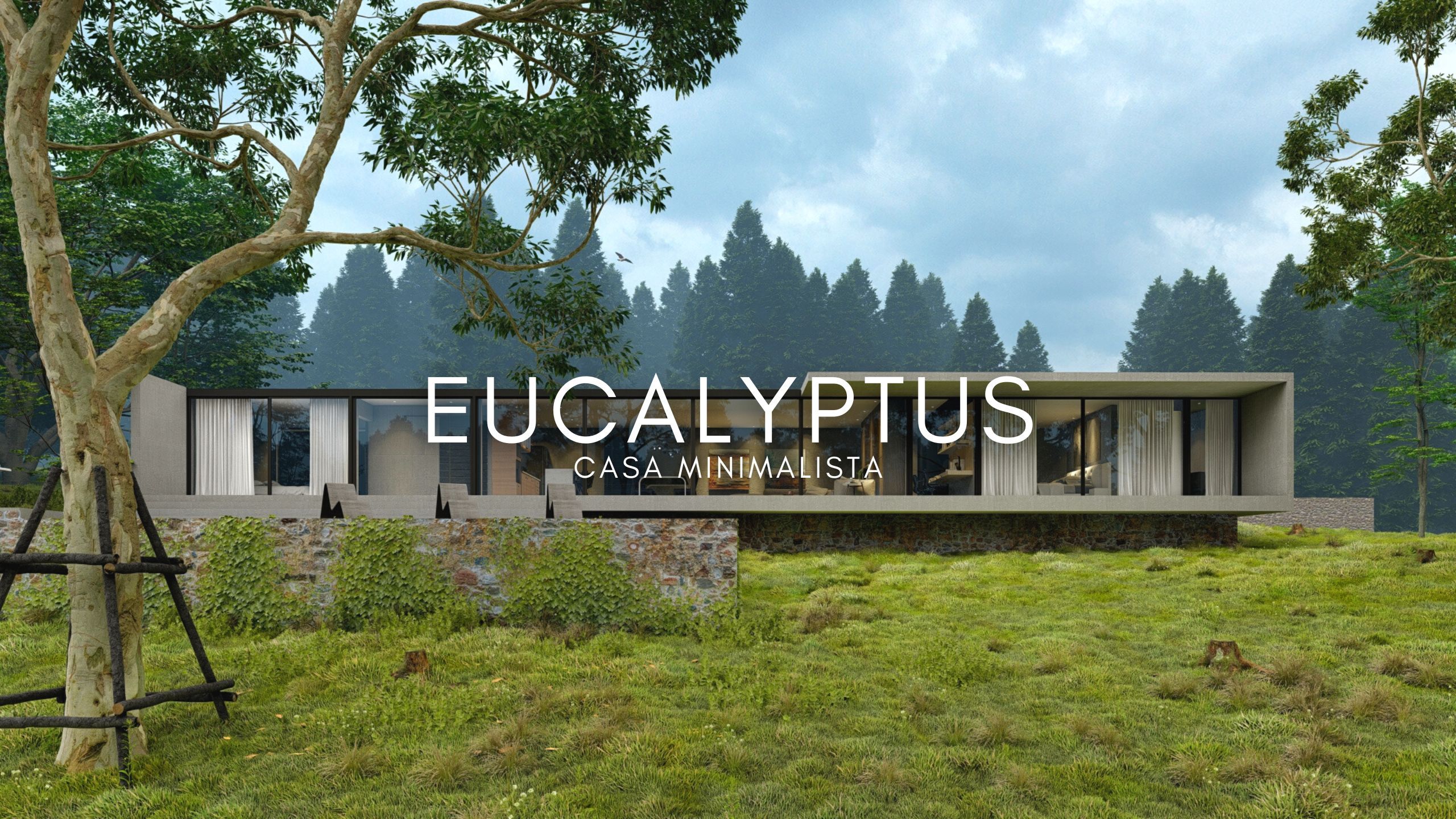 Projeto Arquitetônico Completo Casa Semi Suspensa de 17x25 Moderna e Aconchegante - Eucalyptus