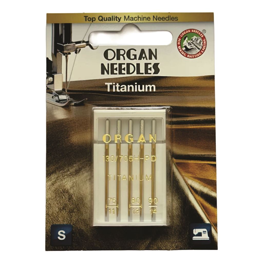 Agulha Máquina Costura Doméstica Organ Titânio C/ 5 Unid