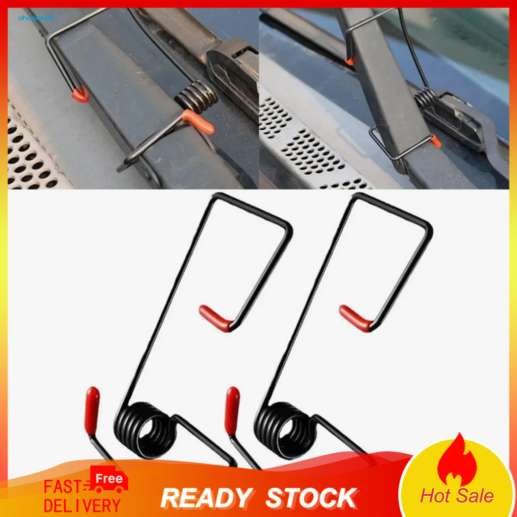 Universal Car Wiper Spring Blade Booster Fit Stainless Steel Arm Assist Easy Install with Protective for Weather