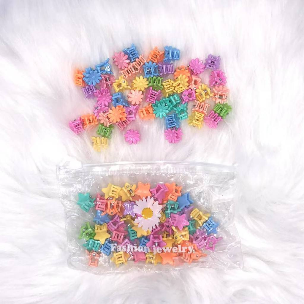 50/100 Pcs Mini Cute Kids Hairpins Cartoon Grampos De Cabelo De Menina