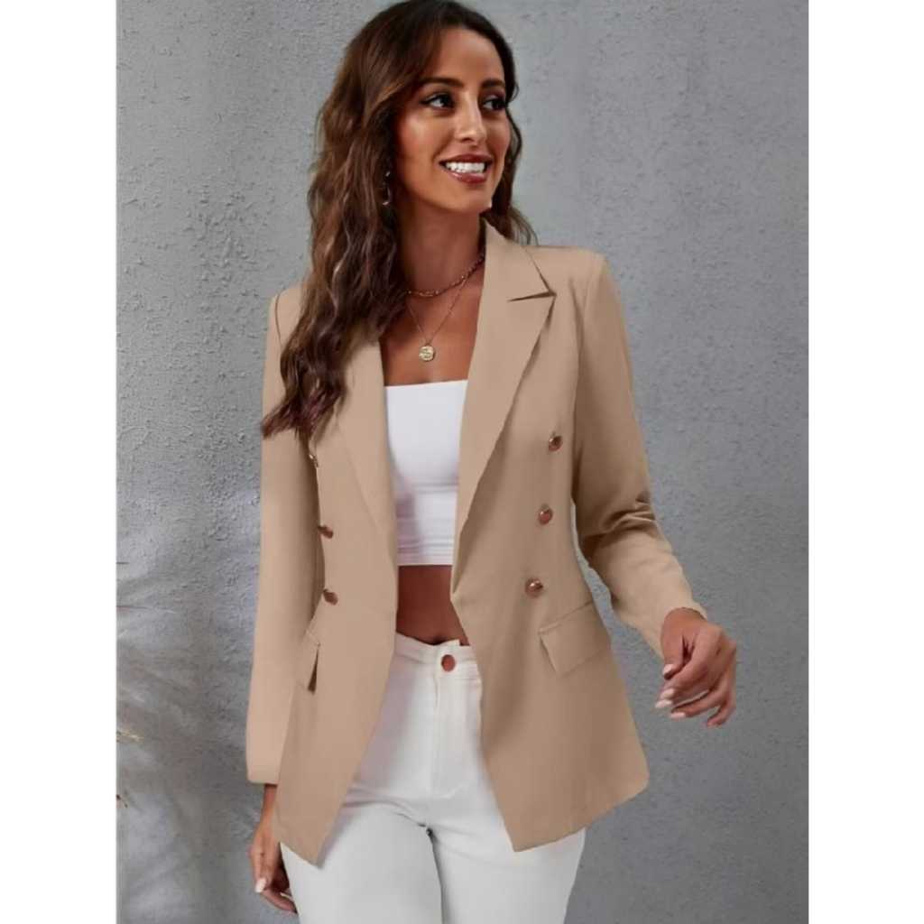 blazer feminino Max longa jaquetas de inverno