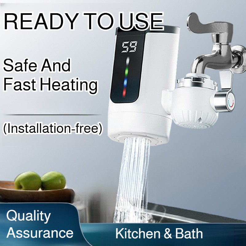 【Água Quente Instantânea】【Aquecimento Rápido】tallationfree electric hot and cold faucets tant hot faucets tant hot water