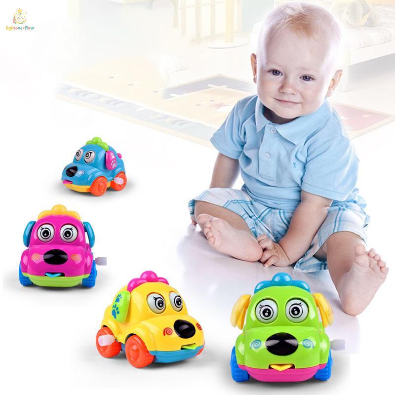 LOF Clowork Toy Children's Cartoon Winding Criativo Bonito Chain Up Car Pequeno Animal Presente Para Bebê