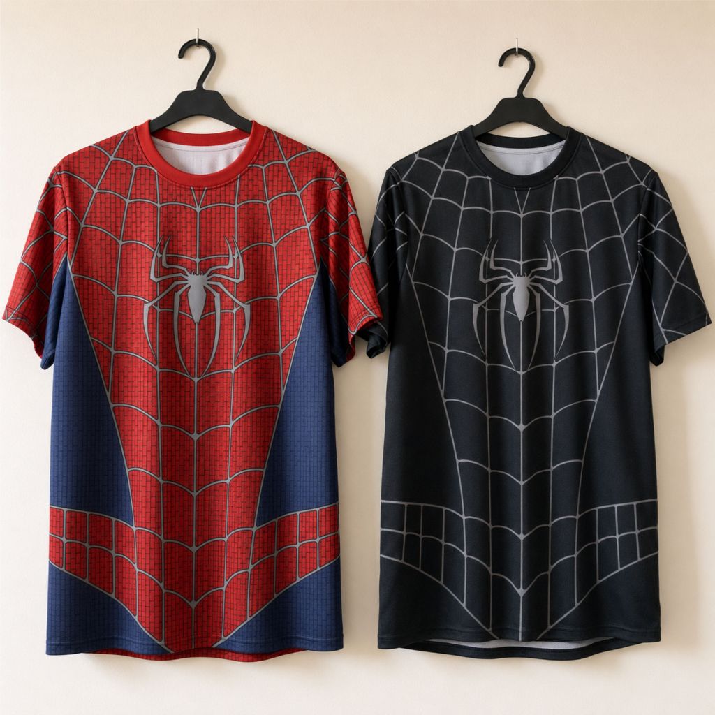 Camiseta Homem Aranha Dry-Fit – Com Proteção UV50+ / Treino / Corrida / Casual / Academia (Unissex)