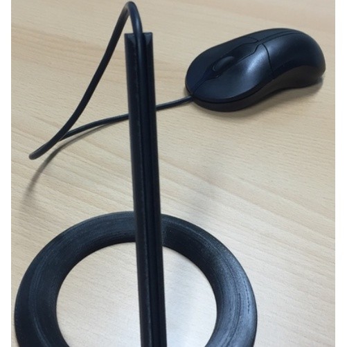 Suporte para cabo de mouse, 3,5 até 4mm - Feito em Impressão 3D