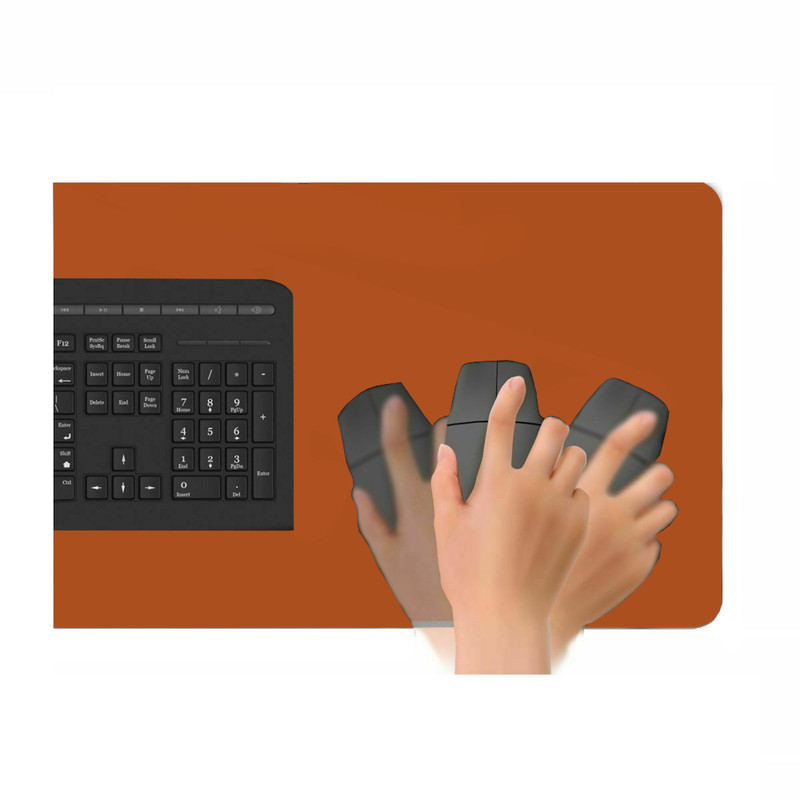 Tapete notebook 160x30 Deskpad Mesa Escritório + apoio copo
