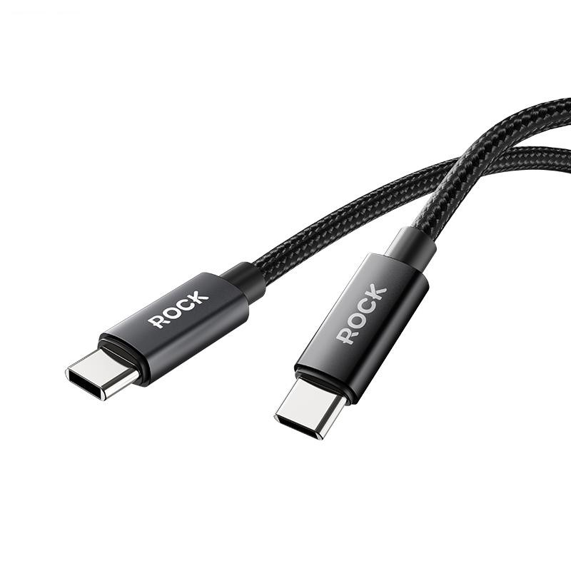 Cabo USB-C - C (60W) de 100cm - Z28 da ROCK