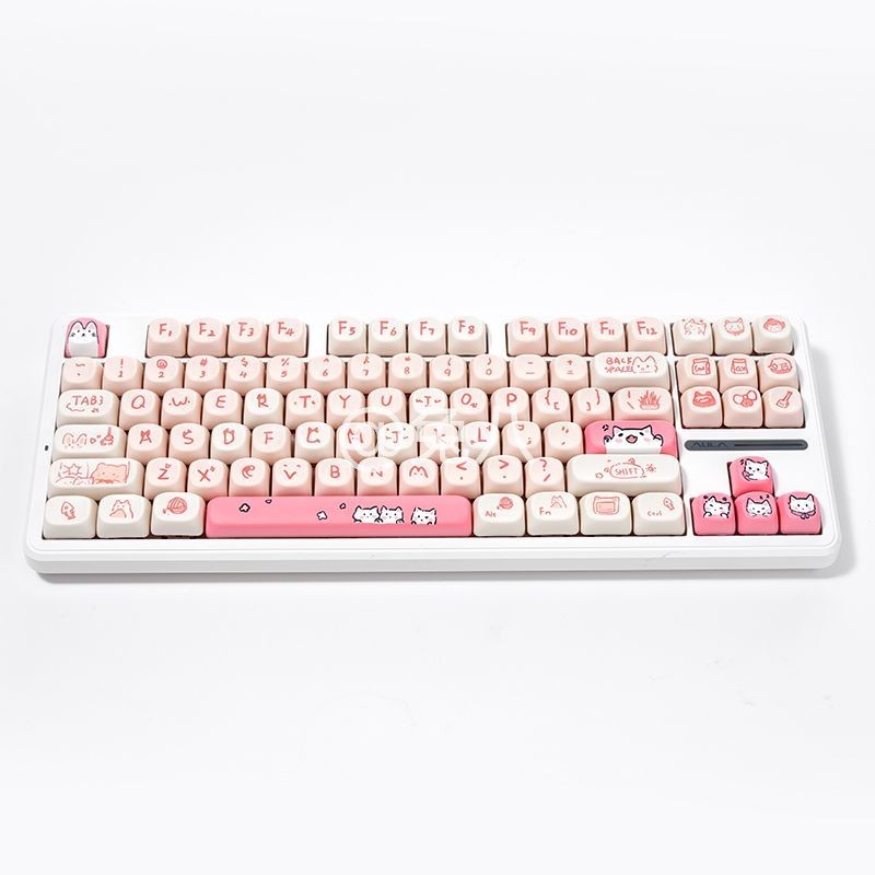 Pequeno Gato MOA Profile Dye-Sub PBT Keycap Set 140 Teclas