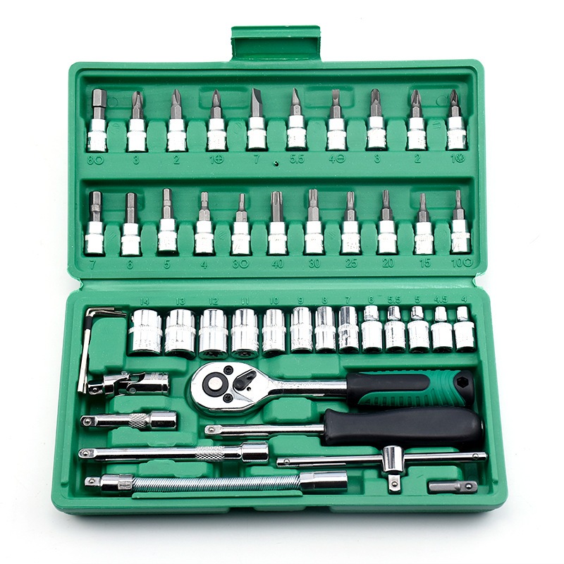 Kit Maleta Chave Catraca Reversível Jogo De Soquetes 40 Pçs Multi Funções