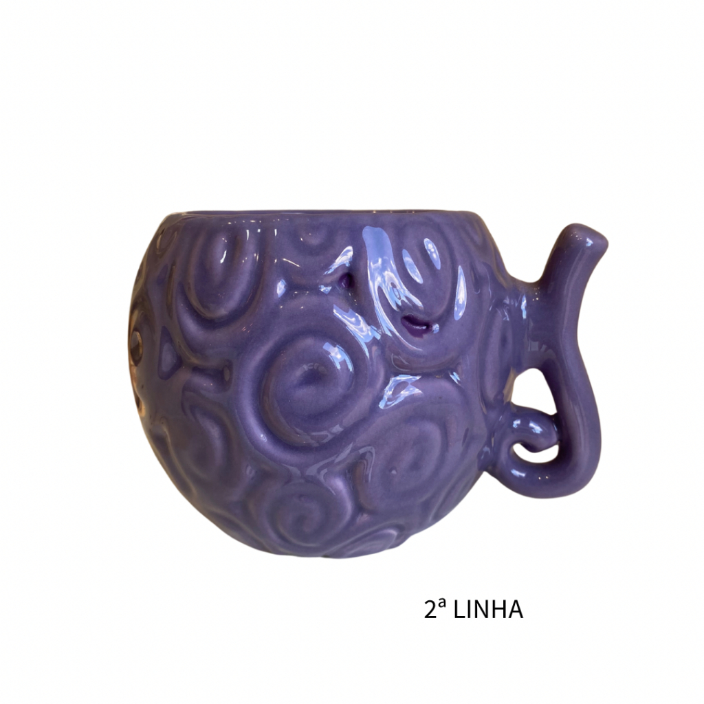 Caneca Cerâmica One Piece (SEGUNDA LINHA) Gomu Gomu No mi 550ml- Leia Descrição- Para Fãn One Piece
