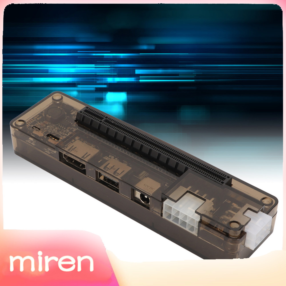 miren.br Laptop Externo Placa de Vídeo Independente Dock EXP GDC Extensão Gráfica Expresscard 6Pin 8Pin Interface Output