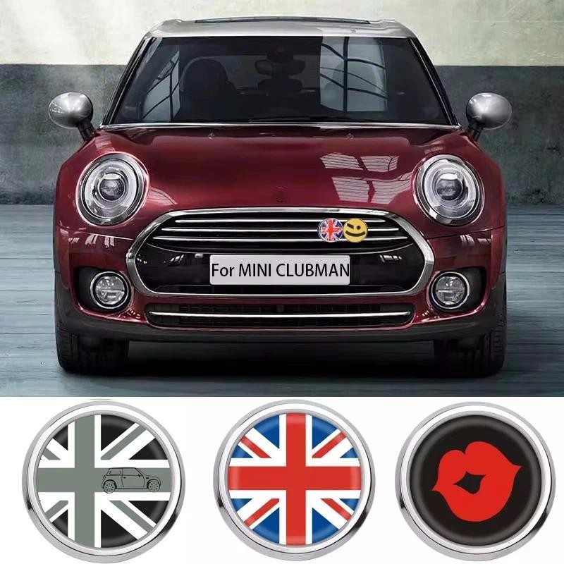 Para MINI Cooper JCW S Um Countryman R60 R61 F55 F56 F60 R55 Grade Dianteira Do Carro Emblema Adesivos Decoração Acessór