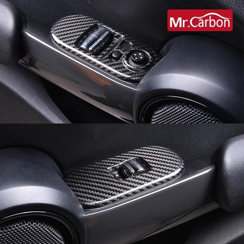 Painel De Interruptor Da Janela Elétrica Do Carro Decoração Capa Adesivo Para Bmw Mini Cooper S JCW Clubman Countryman F