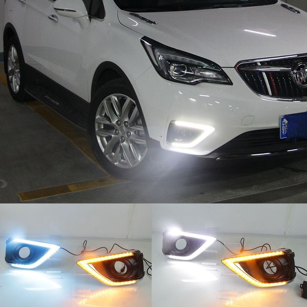 Para Buick Envision 2018-2019 Luzes Diurnas