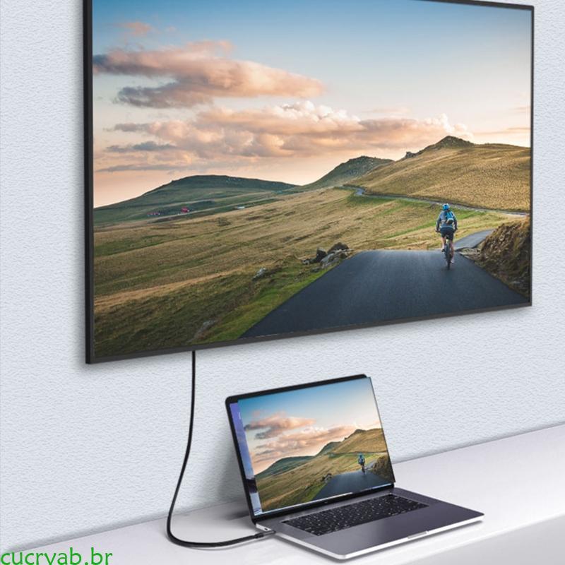 cucryab Extensão USB C 90 Graus Gen 2 100W-3 1 Para 4K Fêmea Vídeo Tipo Extensor