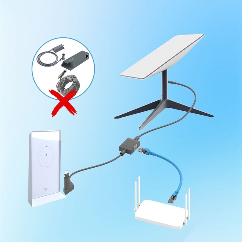 Cabo De Extensão Adaptador Ethernet Treeling Com Porta RJ45 Cinza Cat5E De 8 Fios Para Mesa Interna Gen 2 E Áreas De Pra