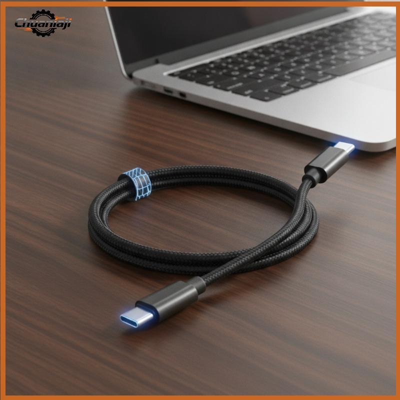 Chuaniaji Universal 66W 5A USB C Para Type Cabo De Carregamento Rápido Nylon 1/2/Todos Os Telefones Habilitados E Tablet