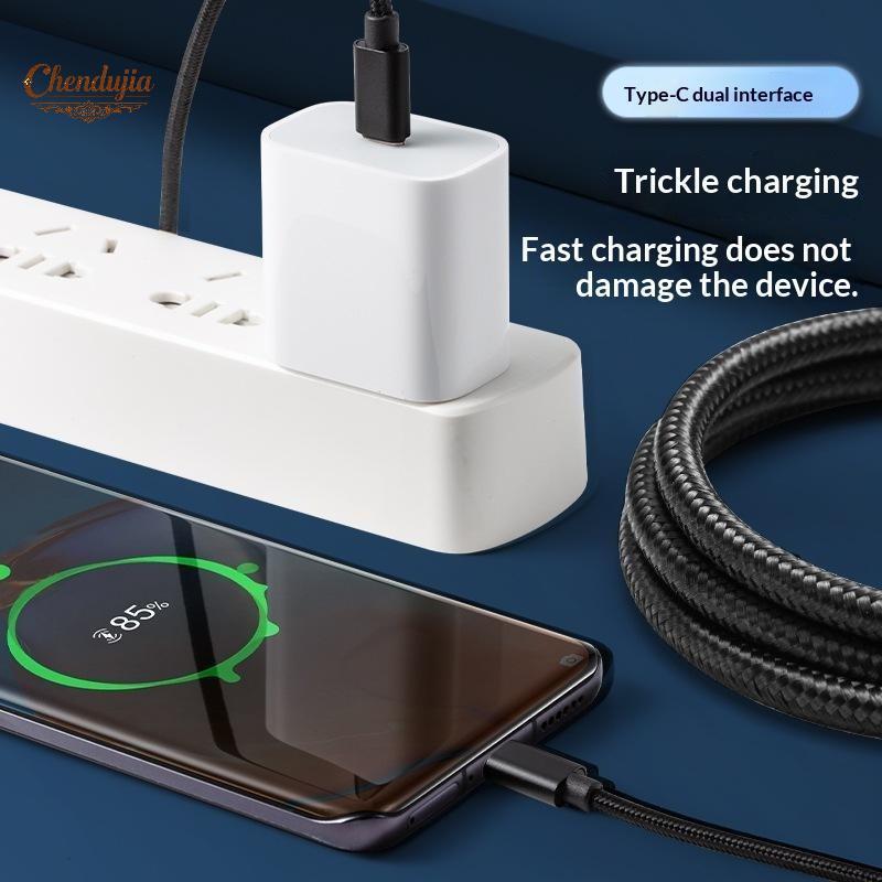Chen Resistente Ao Desgaste 66W 5A USB C Para Type Cabo De Carregamento Rápido Nylon Trançado 1/2/Uso Em Viagens Ar Livr