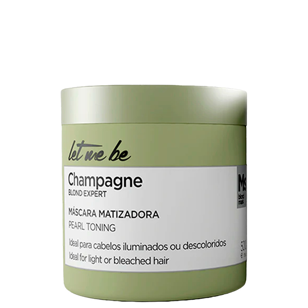 Máscara Matizadora Champagne Blond Expert 500g Let Me Be