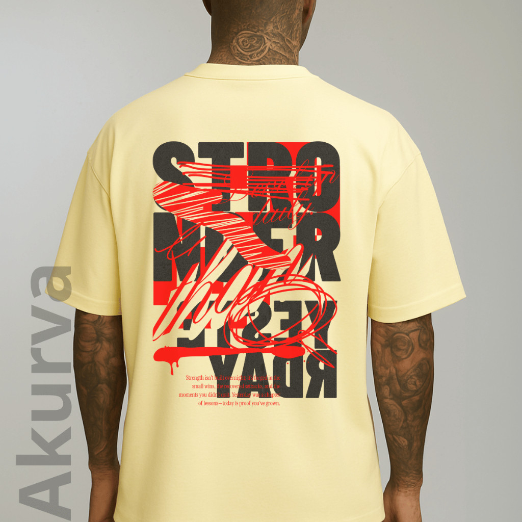 Camisa Unissex Camiseta Tshirt Streetwear Moderna Stronger Minimalista Basic 100% Algodão Soltinha