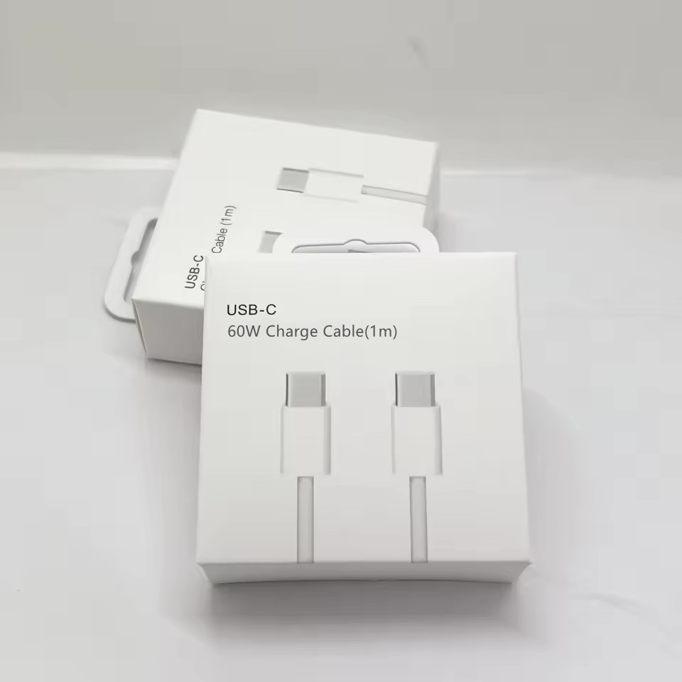 2pcs Cabo USB-C para Apple iPhone 15 16 17 Pro Max PD 60W de Carregamento Rápido para Samsung Tipo C Cabo de Tecido